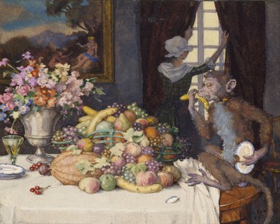 Greedy Monkey by Konstantin Andreevic Somov
